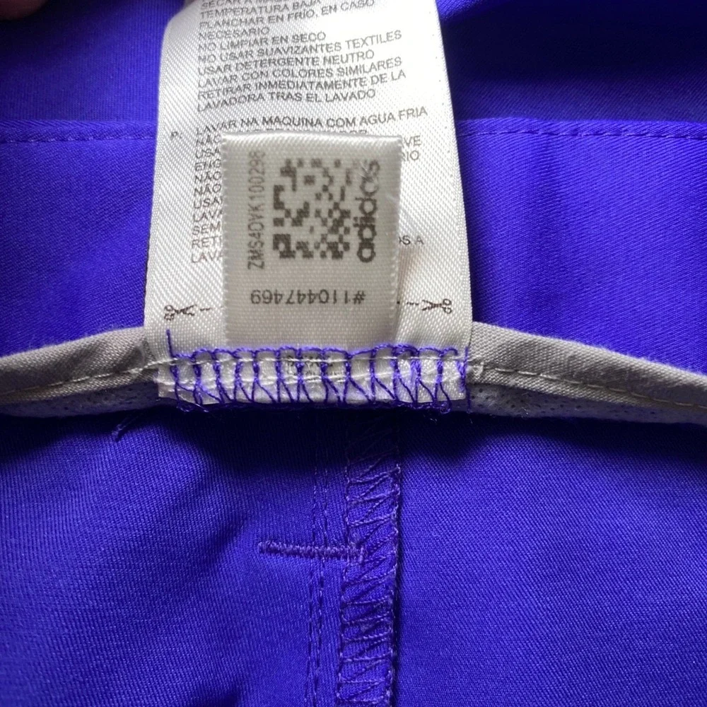 Adidas Golf Pants Men's 38x34 Purple Flat Front Performance Stretch Trousers